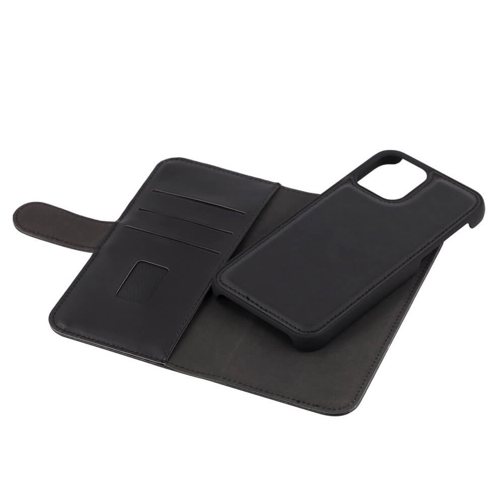 GEAR Lommebokveske Svart iPhone 12  / 12 Pro 2in1 Magnetdeksel