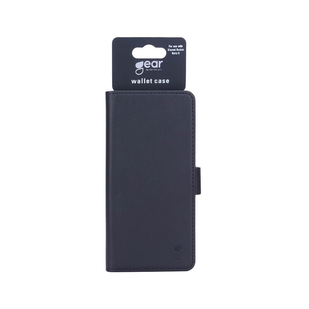 GEAR Lommebokveske Svart Xiaomi Redmi Note 9