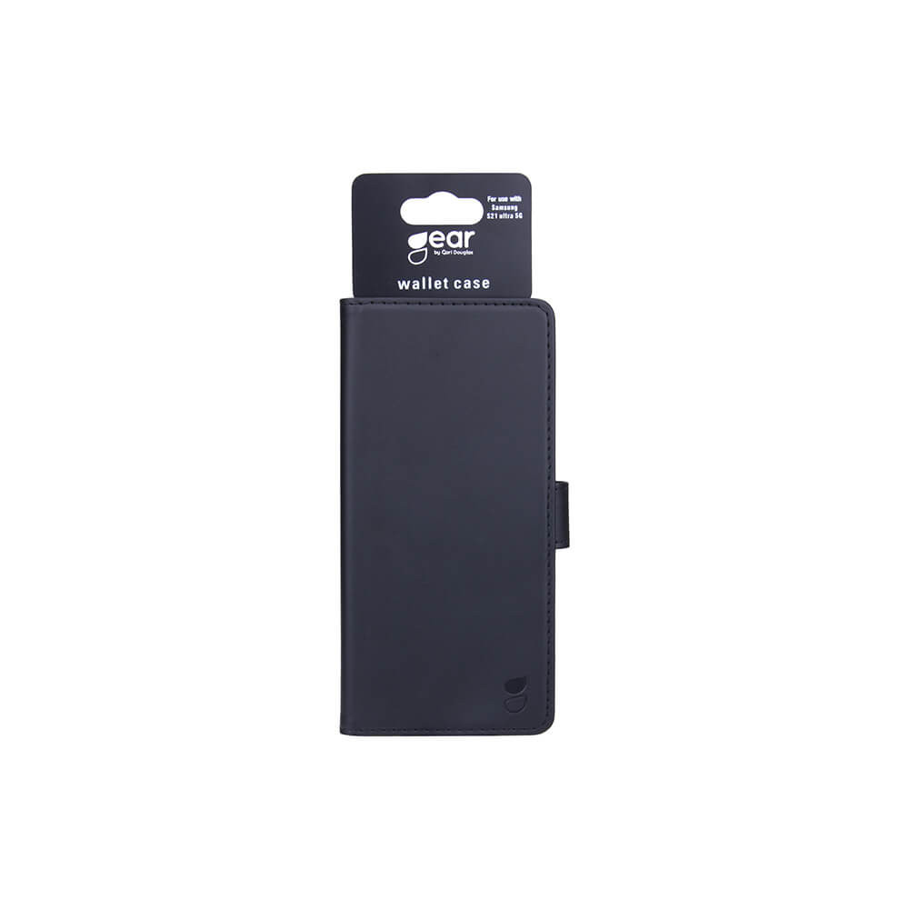 GEAR Lommebokveske Svart Samsung  S21 Ultra