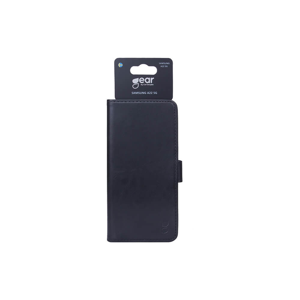 GEAR Lommebokveske Svart Samsung A22 5G