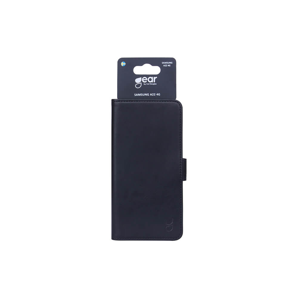 GEAR Lommebokveske Svart Samsung A22 4G