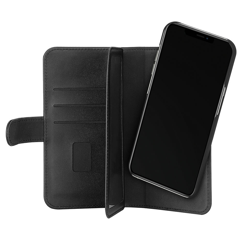 GEAR Lommebokveske Svart 7 Kortplasser iPhone 13  Pro Max 2in1 Magnetdeksel