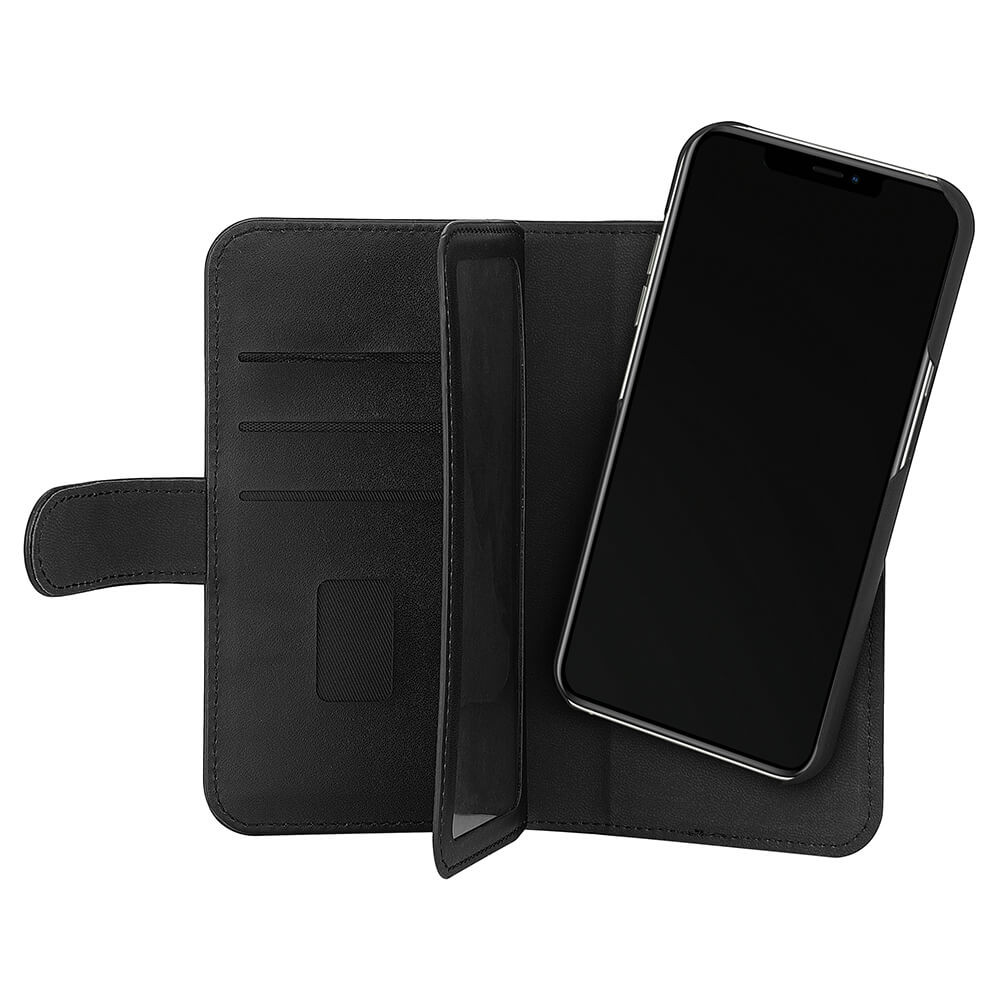 GEAR Lommebokveske Svart 7 Kortplasser iPhone 13  Pro 2in1 Magnetdeksel