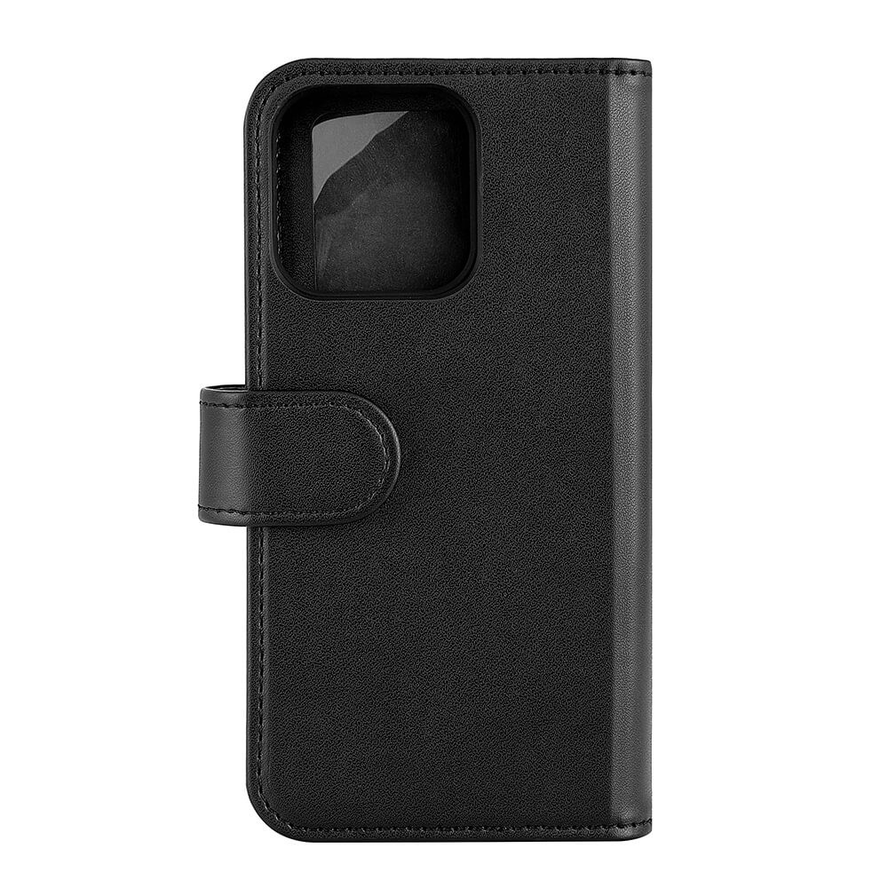GEAR Lommebokveske Svart 7 Kortplasser iPhone 13  Pro 2in1 Magnetdeksel