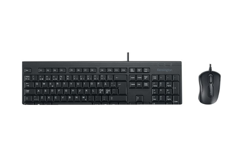 BildeKensington EQ Tastatur+mus KM100 m/kab (Nordic)