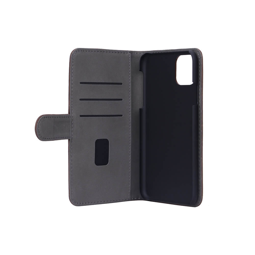 GEAR Lommebokveske Brun Nubuck PU iPhone 11 Pro Max