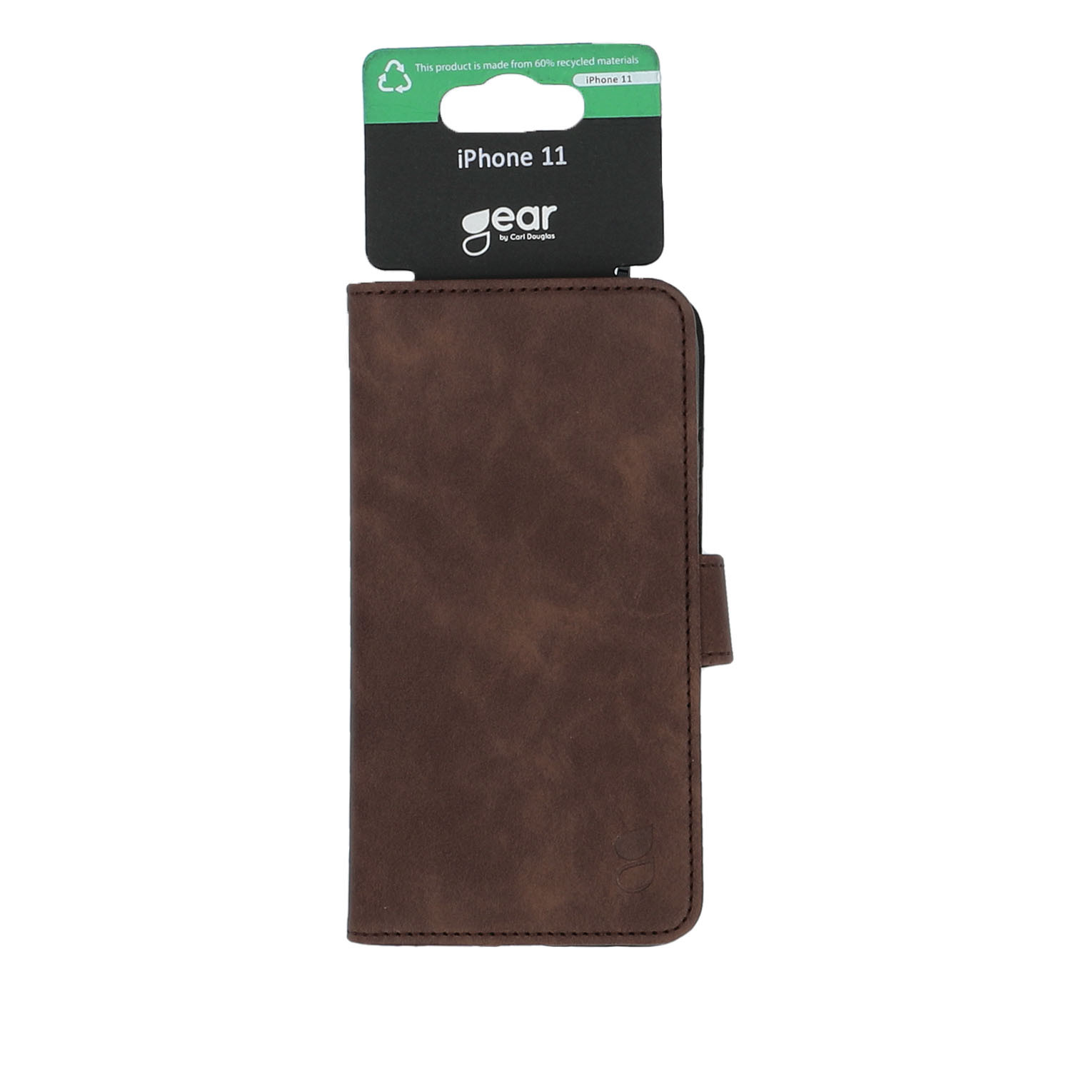 GEAR Lommebokveske Brun Nubuck PU iPhone 11