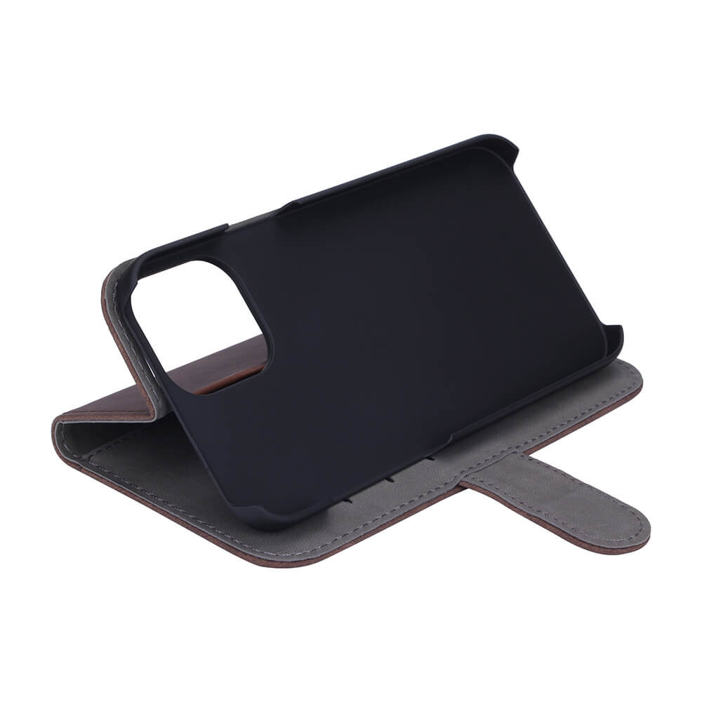 GEAR Lommebokveske Brun Nubuck PU iPhone 12 Pro Max