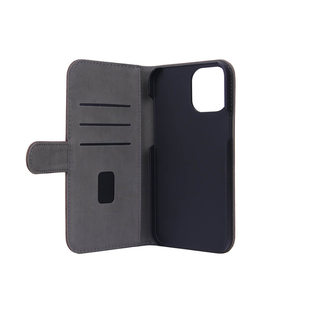 GEAR Lommebokveske Brun Nubuck PU iPhone 12 Pro Max