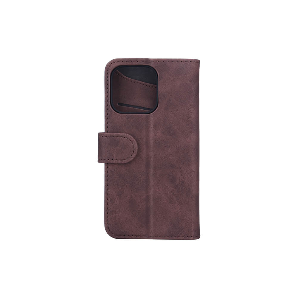 GEAR Lommebokveske Brun Nubuck PU iPhone 12/12 Pro
