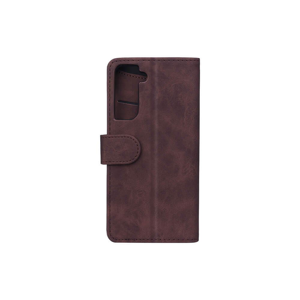 GEAR Lommebokveske Brun Nubuck PU Samsung S21FE 5G