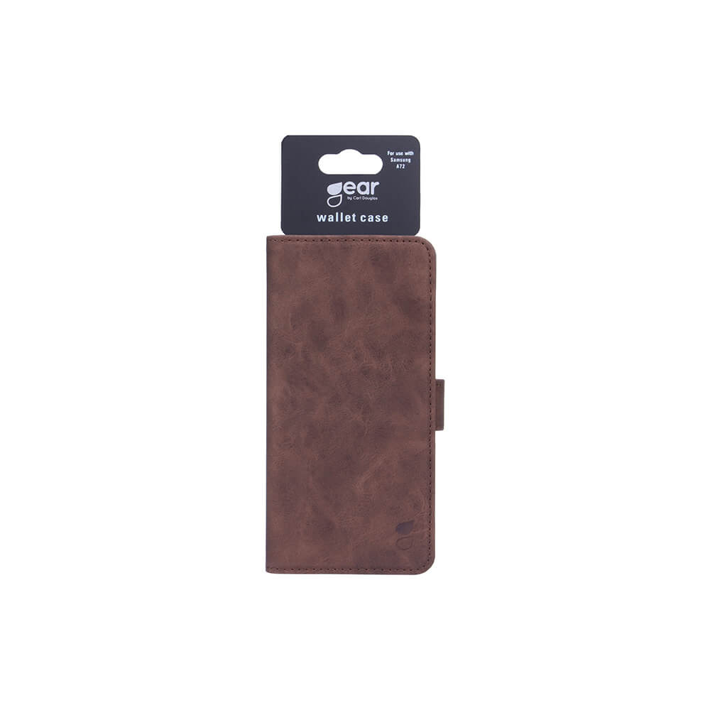 GEAR Lommebokveske Brun Nubuck PU Samsung A72