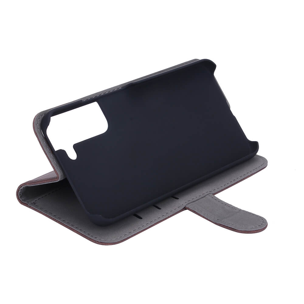 GEAR Lommebokveske Brun Nubuck PU Samsung S22+
