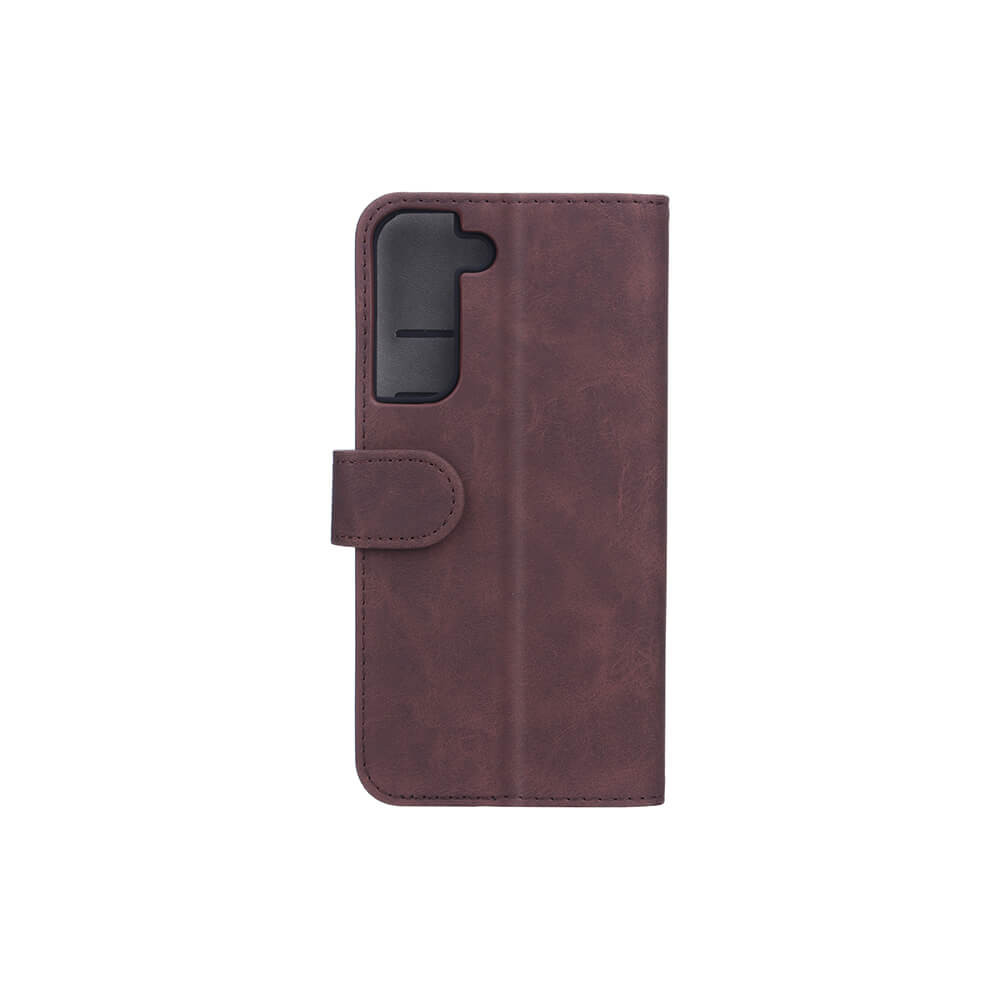 GEAR Lommebokveske Brun Nubuck PU Samsung S22+