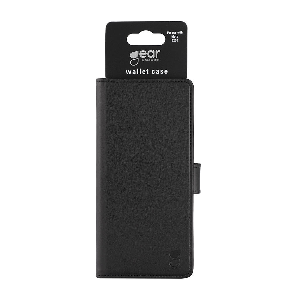 GEAR Lommebokveske Svart Motorola Moto G200/Edge S30