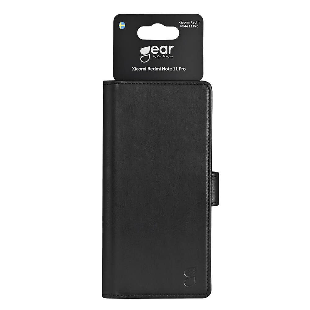 GEAR Mobile Wallet Black Xiaomi Redmi Note 11 Pro