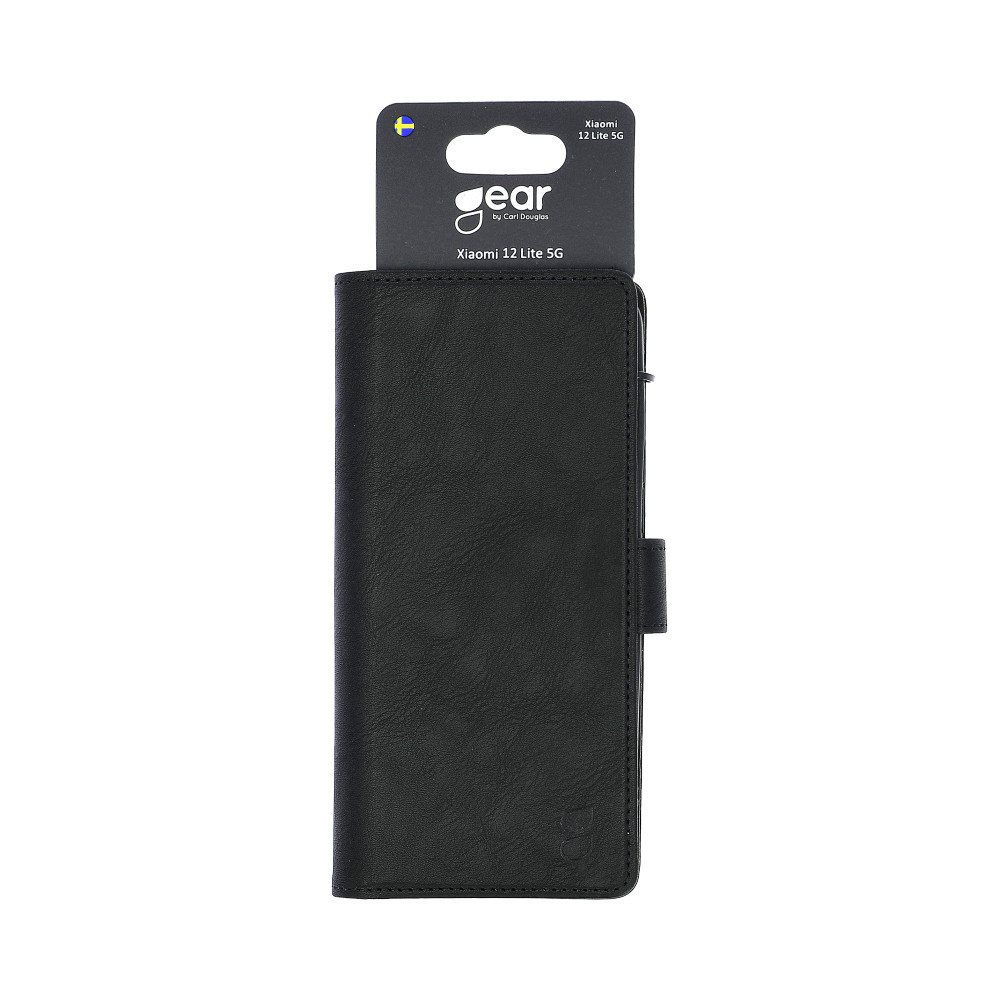 GEAR Mobile Wallet Black Xiaomi 12 Lite 5G