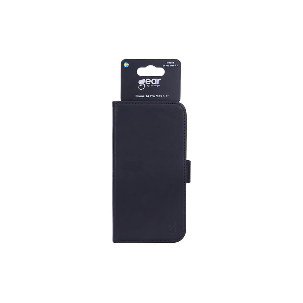 GEAR Classic Wallet 3 card iPhone 14 Pro Max 6,7" Black