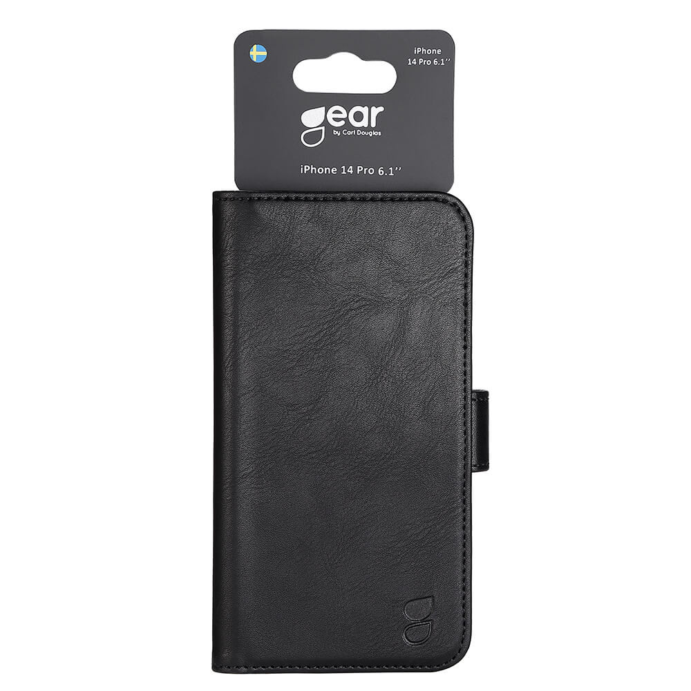 GEAR Classic Wallet 3 card iPhone 14 Pro 6,1" Black