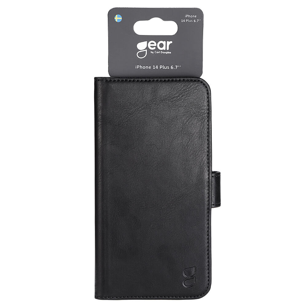 GEAR Classic Wallet 3 card iPhone 14 Plus 6,7" Black