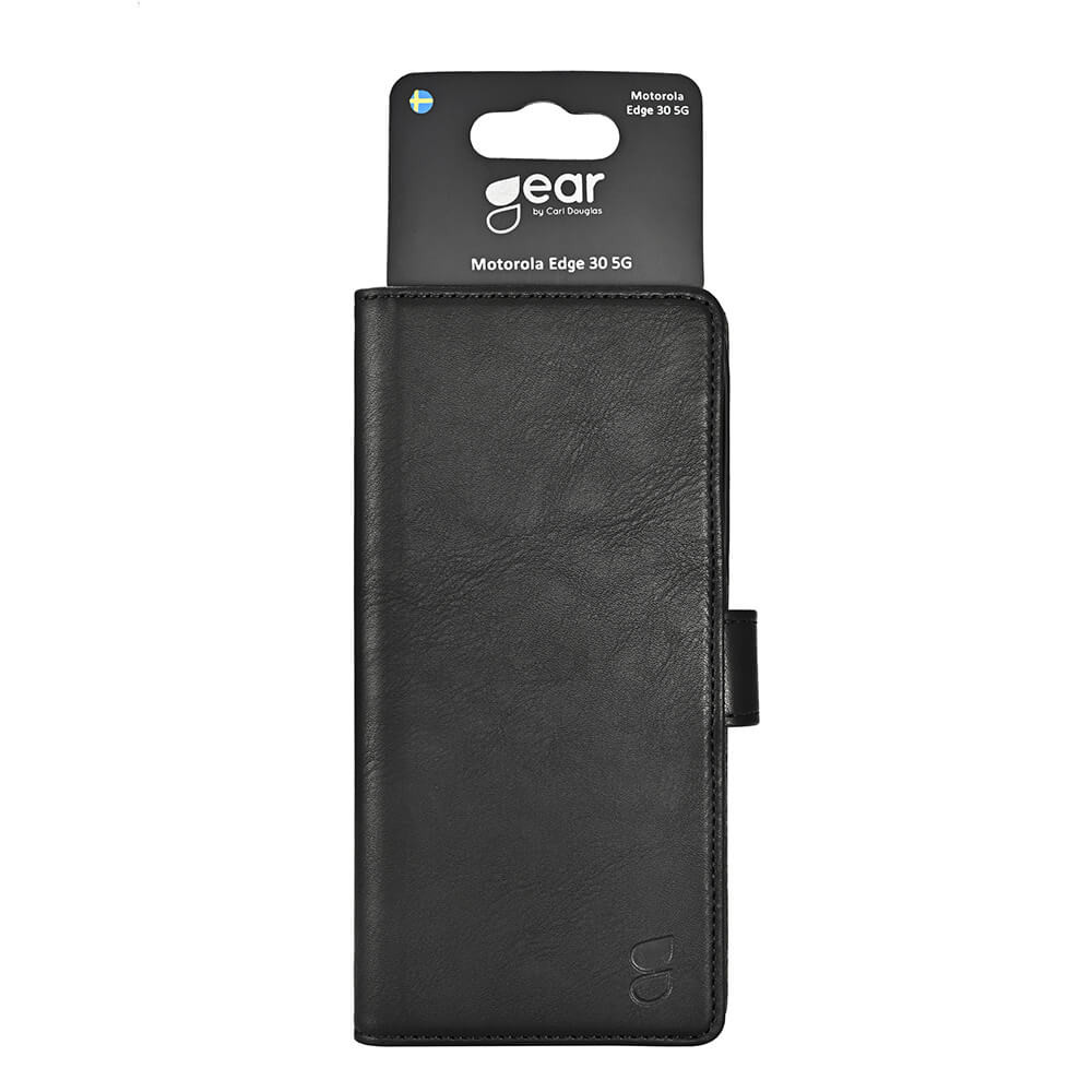 GEAR Mobile Wallet Black Motorola Edge 30 5G