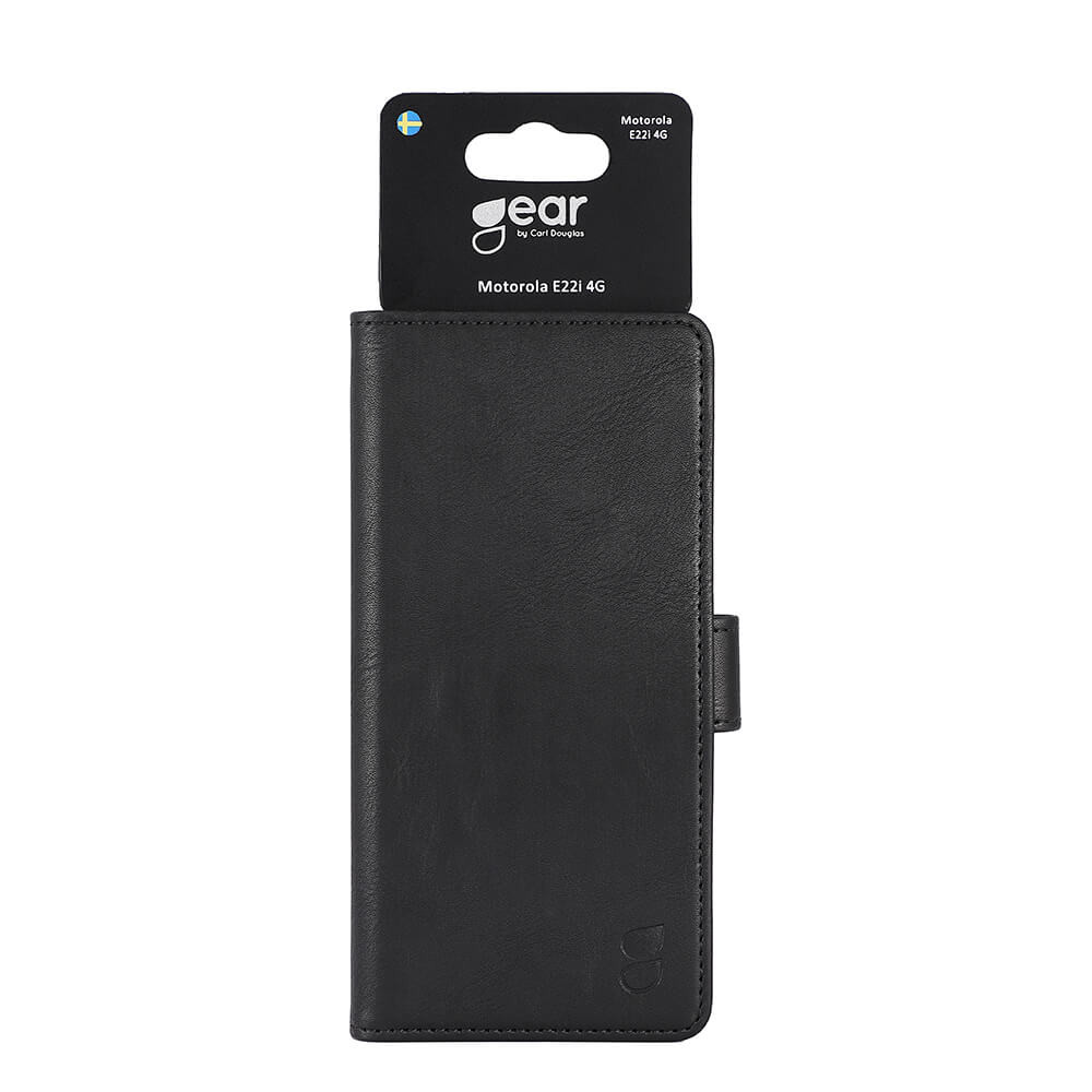 GEAR Mobile Wallet Black Motorola Moto E22i 4G/E22 4G