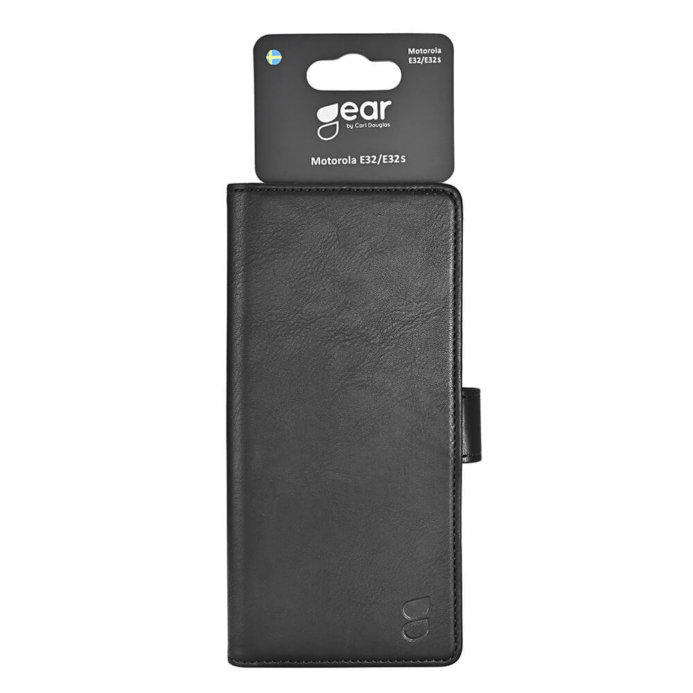 GEAR Mobile Wallet Black Motorola Moto E32/E32s