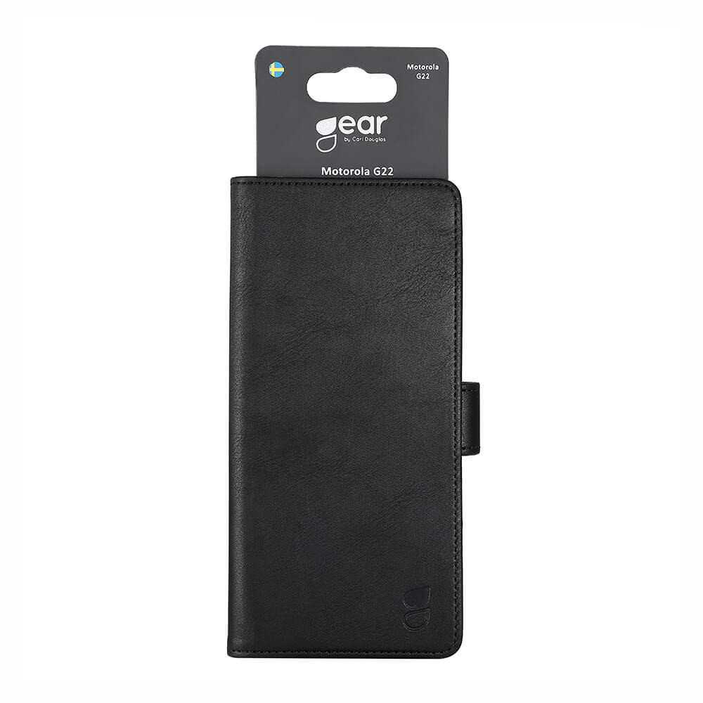 GEAR Mobile Wallet Black Motorola Moto G22