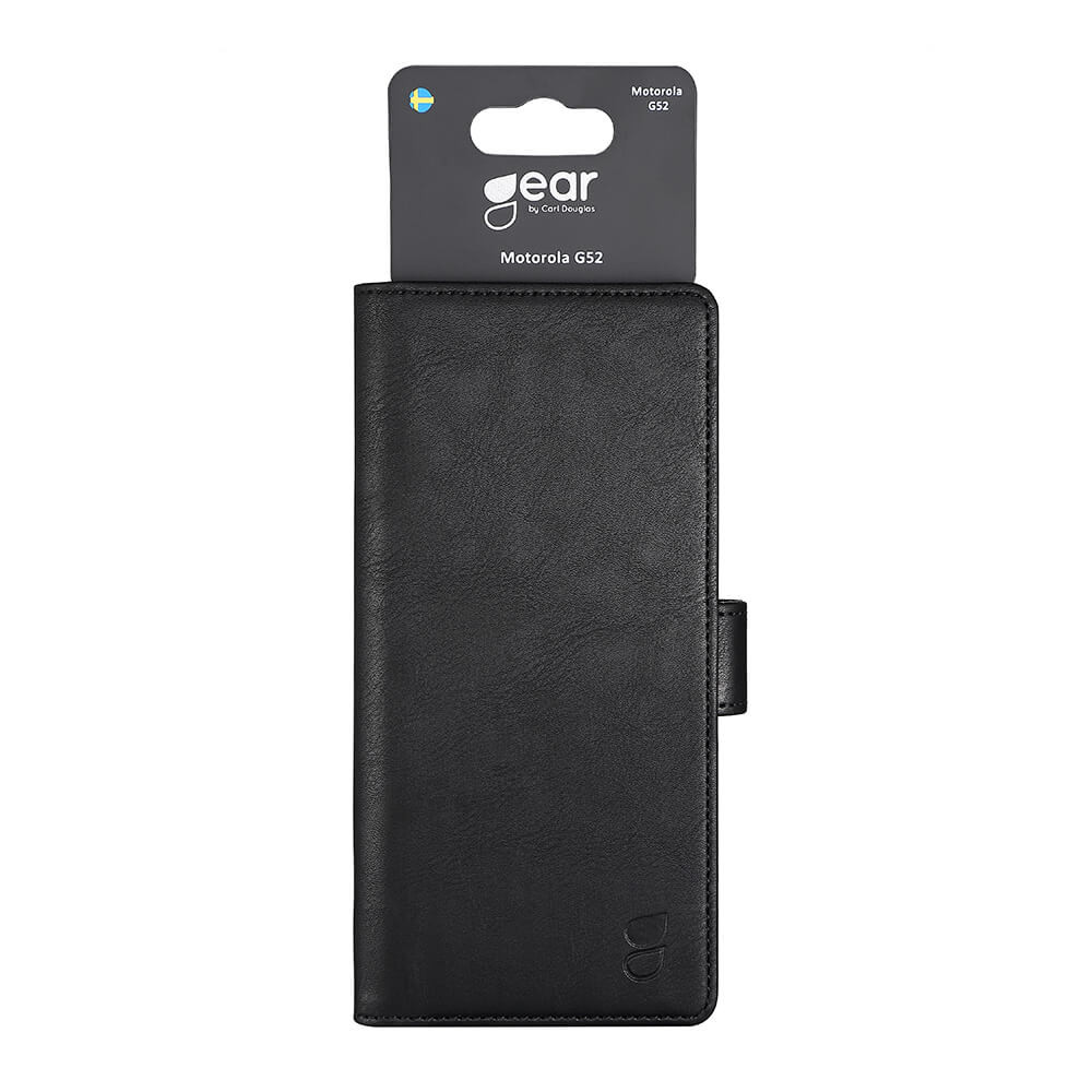 GEAR Mobile Wallet Black Motorola Moto G52