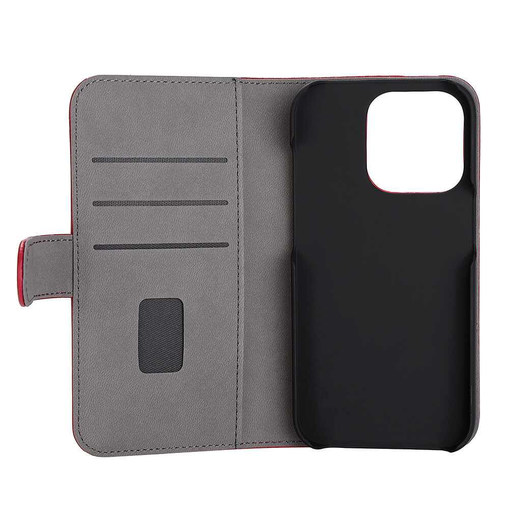 GEAR Classic Wallet 3 card iPhone 14 Pro 6,1" Red