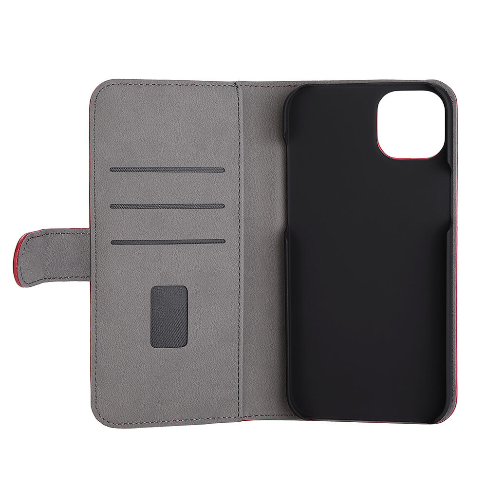 GEAR Classic Wallet 3 card iPhone 14 Plus 6,7" Red
