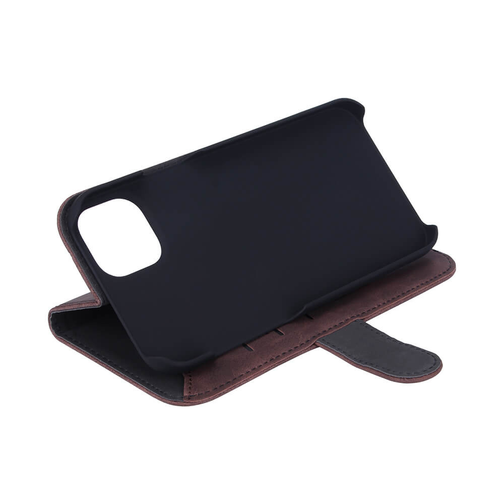 GEAR Classic Wallet 3 card iPhone 14 Plus 6,7" Brown