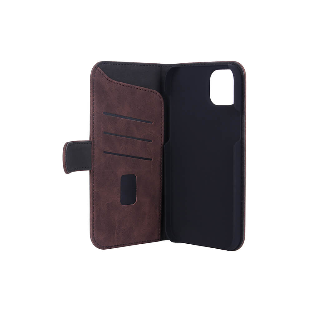 GEAR Classic Wallet 3 card iPhone 14 Plus 6,7" Brown