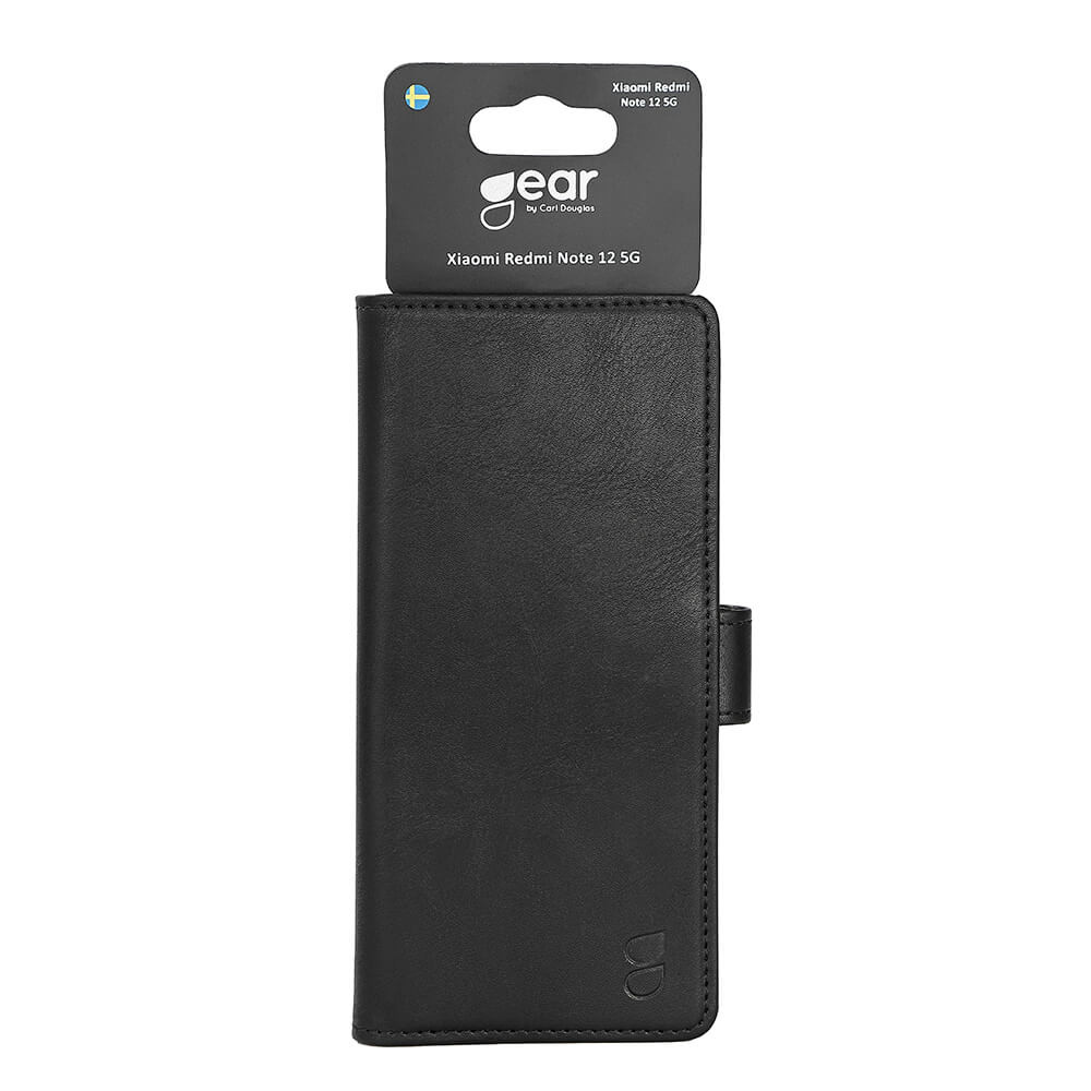GEAR Classic Wallet 3 card Xiaomi Redmi Note 12 5G Black