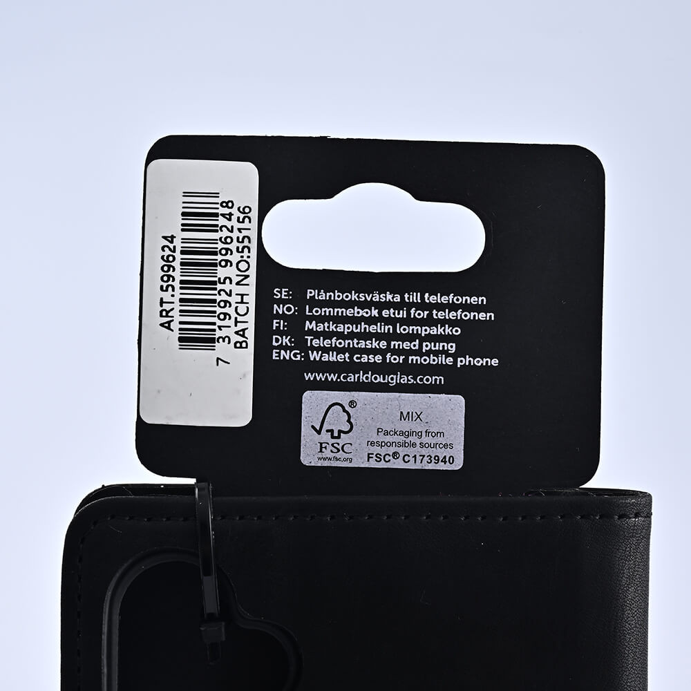 GEAR Classic Wallet 3 card Samsung Galaxy A34 5G Black
