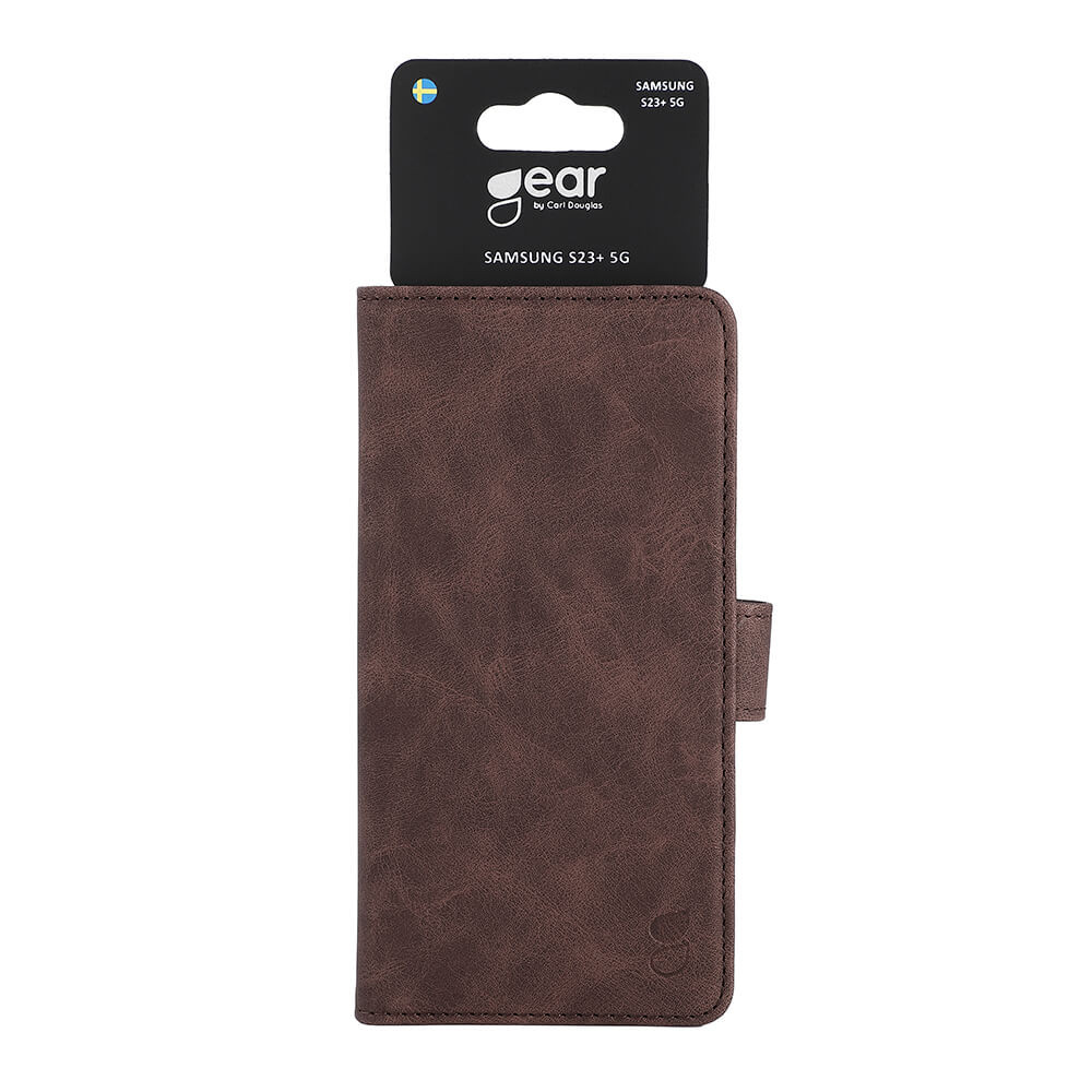 GEAR Classic Wallet 3 card Samsung  S23+ 5G Brown