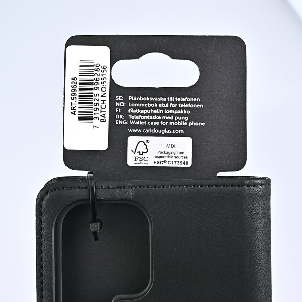 GEAR Classic Wallet 3 card Samsung S23 Ultra 5G Black
