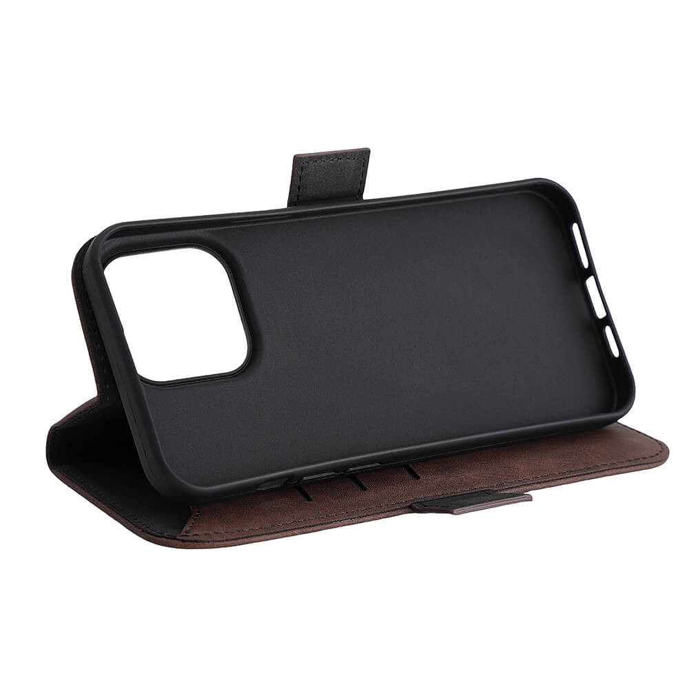 GEAR Classic 3 card Recycled MagSerie iPhone 15 Pro Max Brown