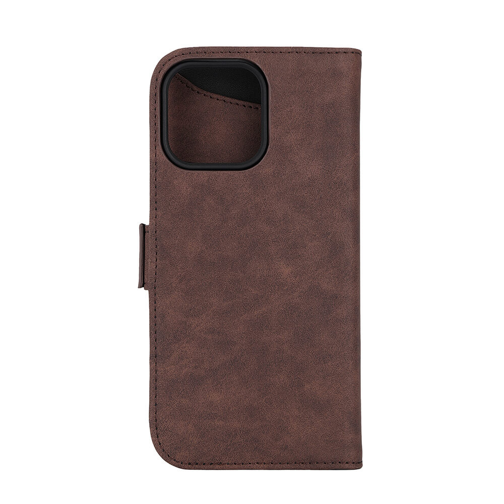 GEAR Classic 3 card Recycled MagSerie iPhone 15 Pro Max Brown