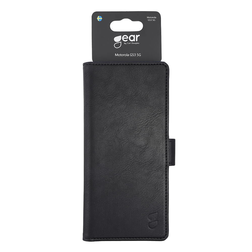 GEAR Classic Wallet 3 card Motorola Moto G53 5G Black