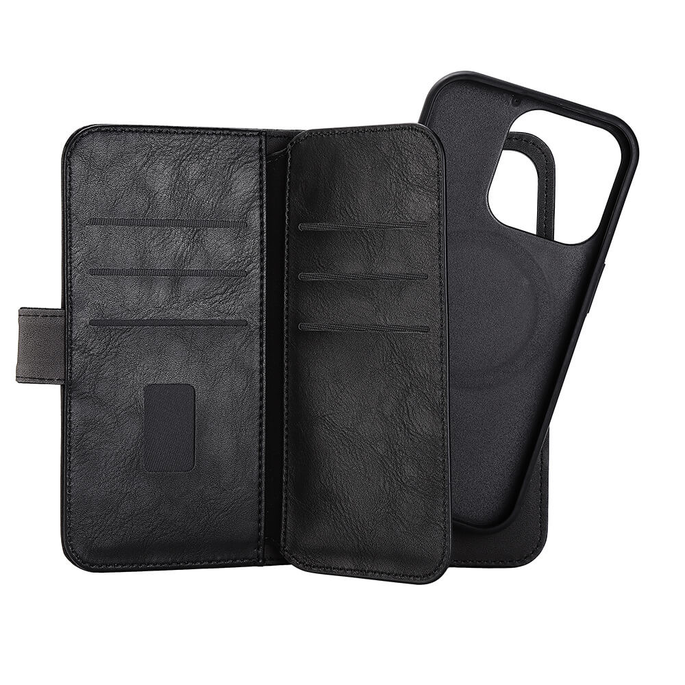 GEAR 2in1 Wallet 7 card MagSeries iPhone 14 Pro 6,1" Black