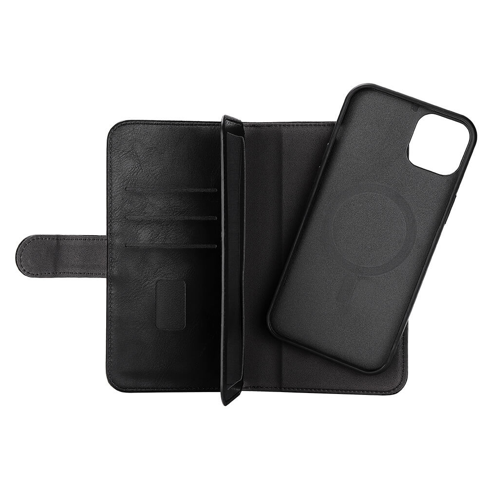 GEAR 2in1 Wallet 7 card MagSeries iPhone 14 Plus 6,7" Black