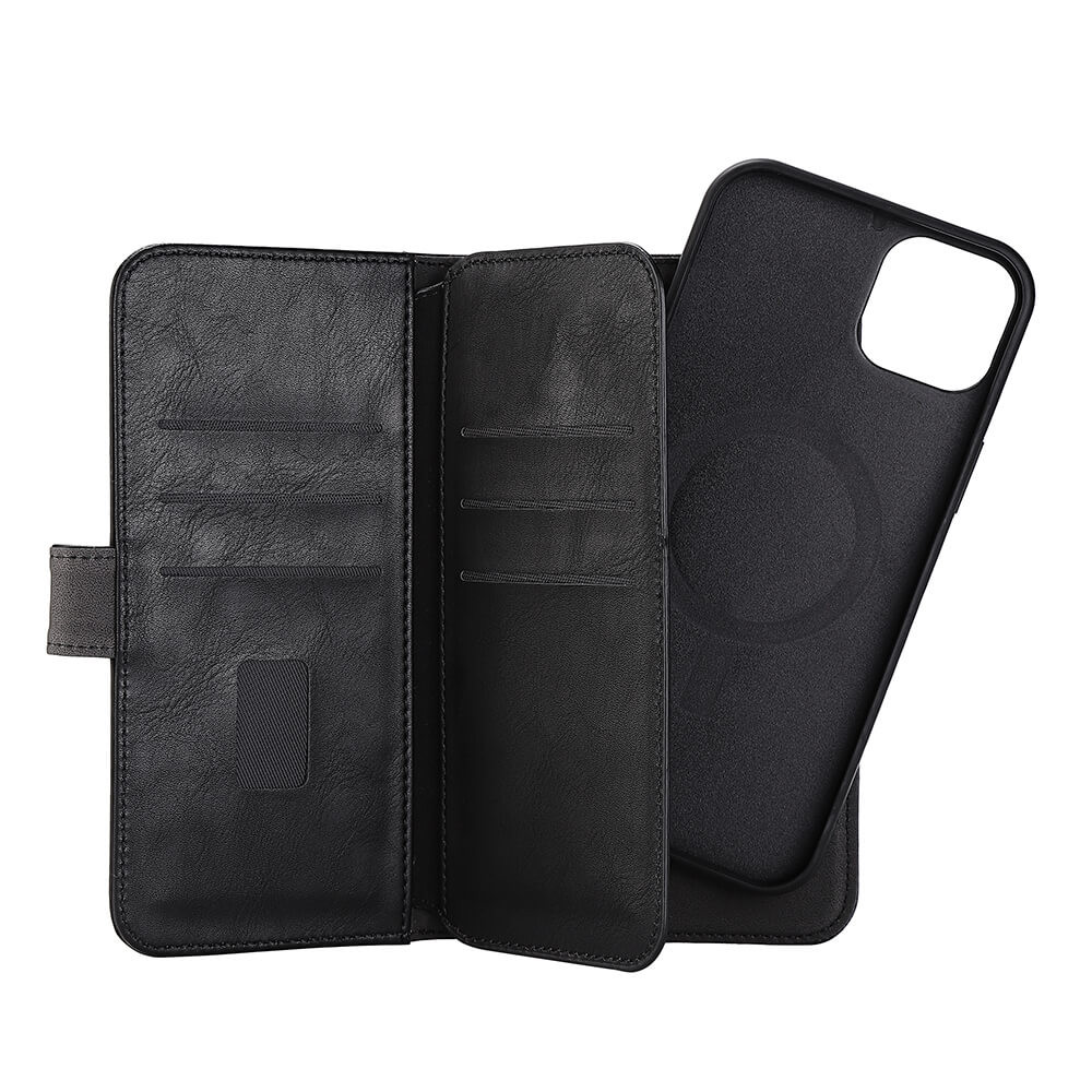 GEAR 2in1 Wallet 7 card MagSeries iPhone 14 Plus 6,7" Black