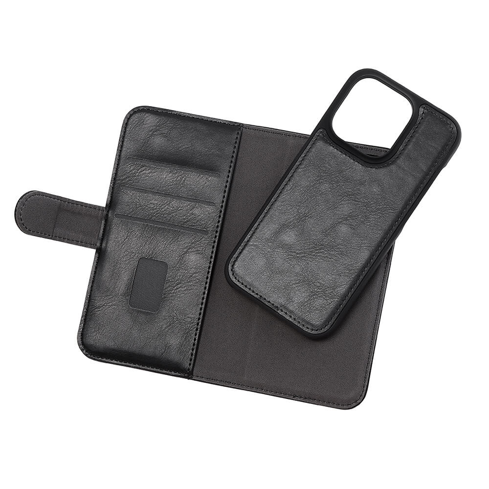 GEAR 2in1 Wallet 3 card iPhone 14 Pro 6,1" Black