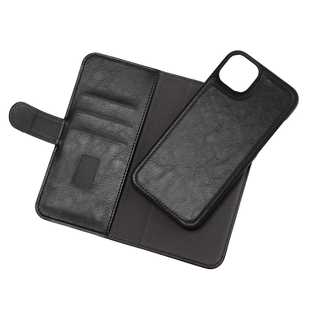 GEAR 2in1 Wallet 3 card iPhone 14 Plus 6,7" Black