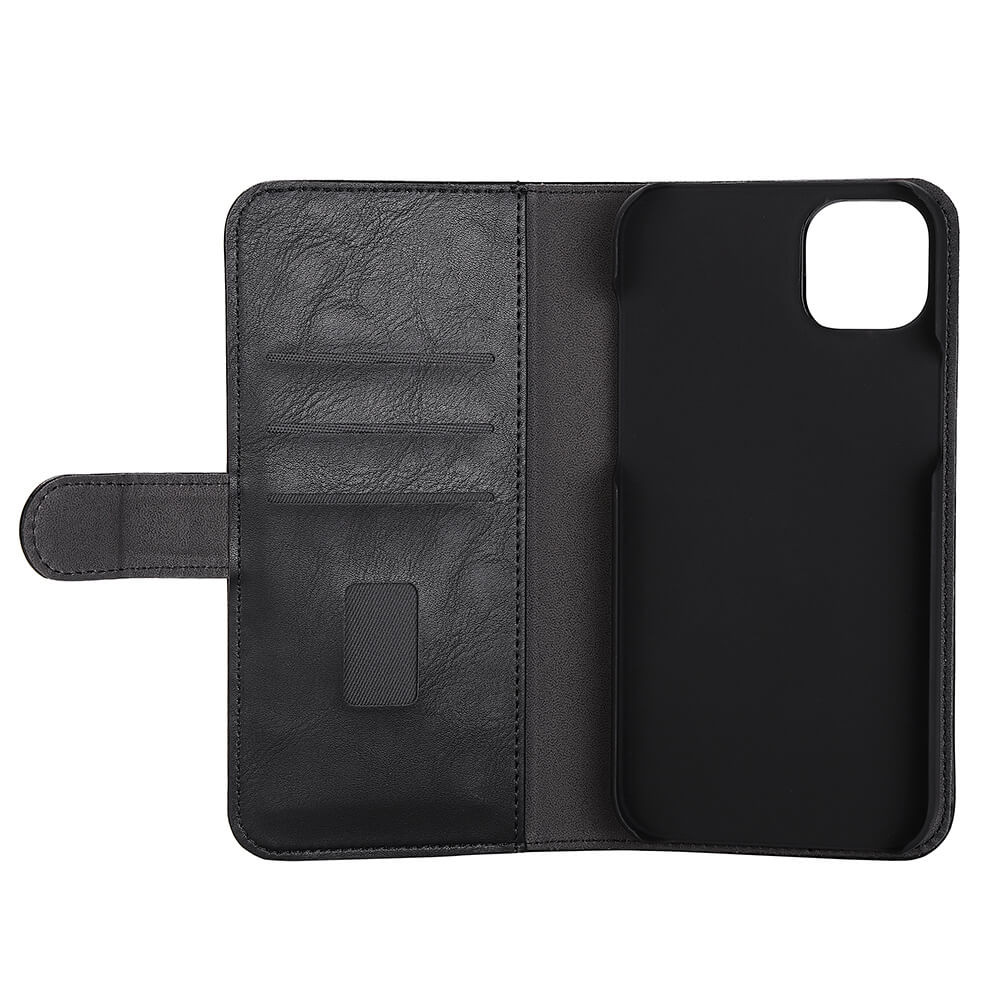 GEAR 2in1 Wallet 3 card iPhone 14 Plus 6,7" Black