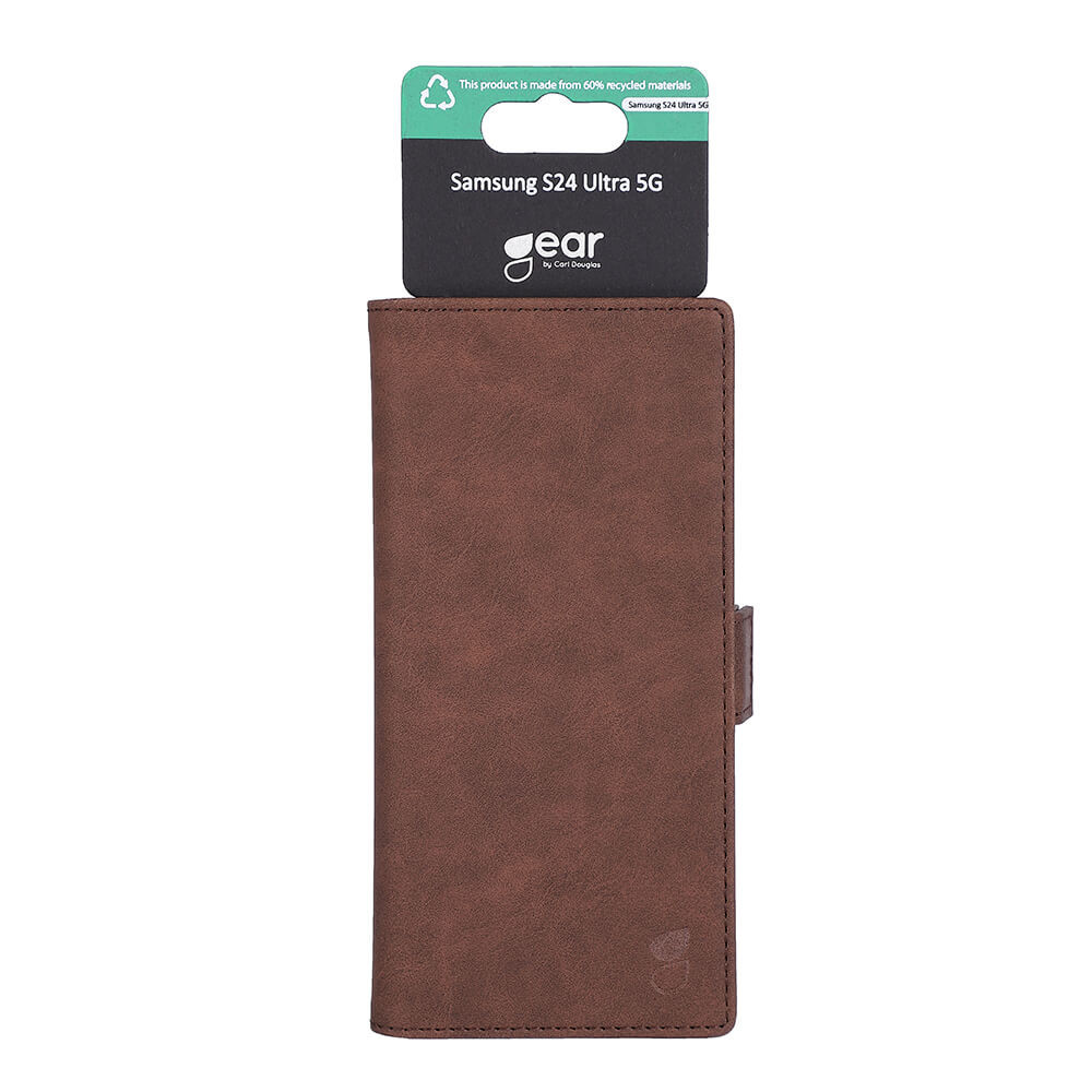 GEAR Classic 3 card Recycled Samsung S24 Ultra 5G Brown