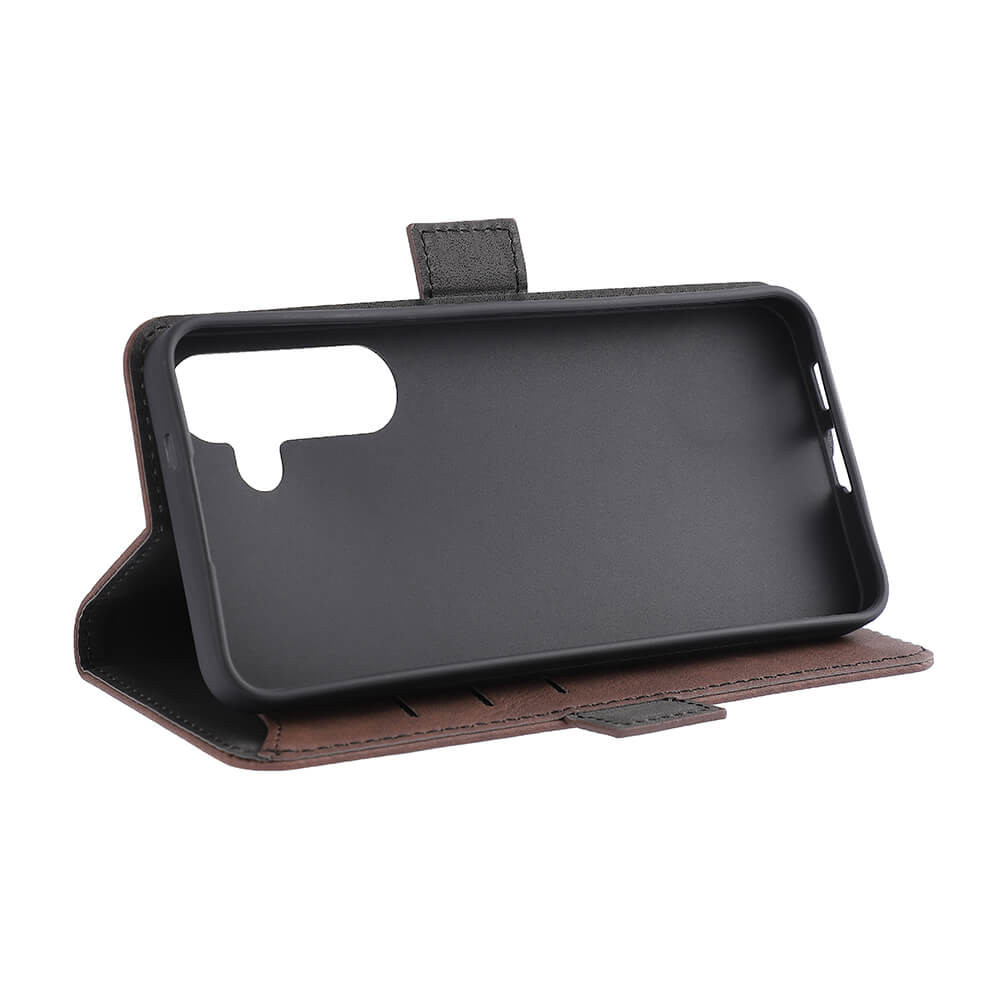 GEAR Classic 3 card Recycled Samsung S24+ 5G Brown
