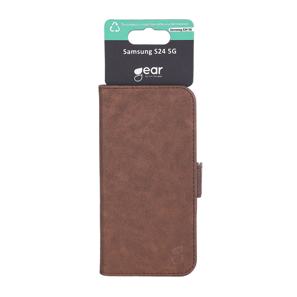 GEAR Classic 3 card Recycled Samsung S24 5G Brown
