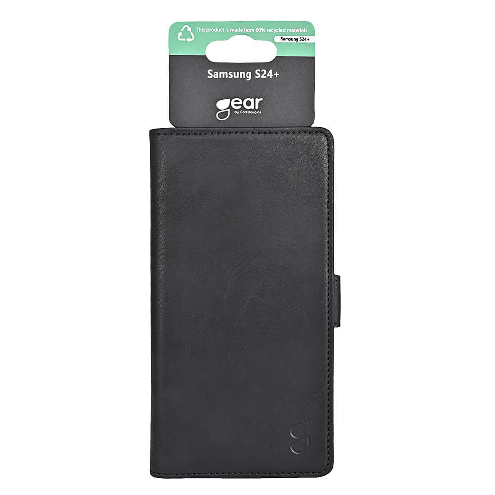 GEAR Classic 3 card Recycled Samsung S24+ 5G Black